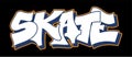 Graffiti style lettering text design Royalty Free Stock Photo